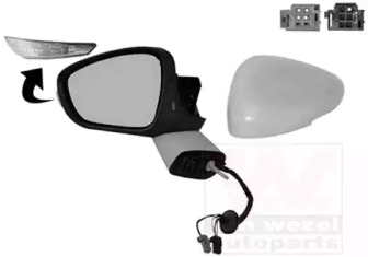 VAN WEZEL 0968807 -  Наружное зеркало